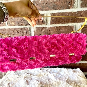Bolso/Clutch/Monedero moderno de lujo de piel sintética (nombre Barbie)