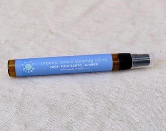 Organic Space Clearing Aromatherapy Spray | Palo Santo, Sage, Juniper