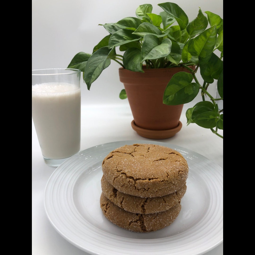 Ginger Molasses Cookies Homemade Oversized Jumbo Etsy