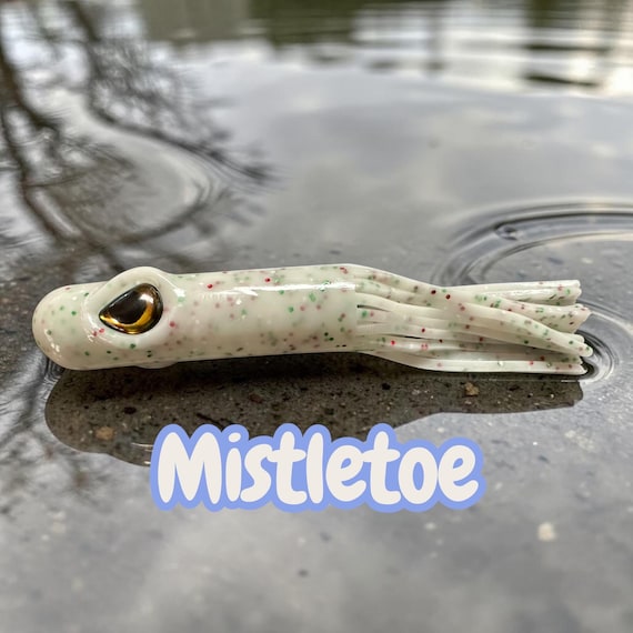 3.75'' Predator G.O. Tube V2 with  1- jig head with 3/0 heavy hook.