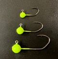 3-pack Premium Jig head’s with Victory sickle style hooks