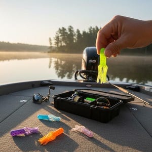 2.5'' G.O. Tube Fishing Lure - 1/8oz Jig Head, 3/0 Hook (6-Pack)
