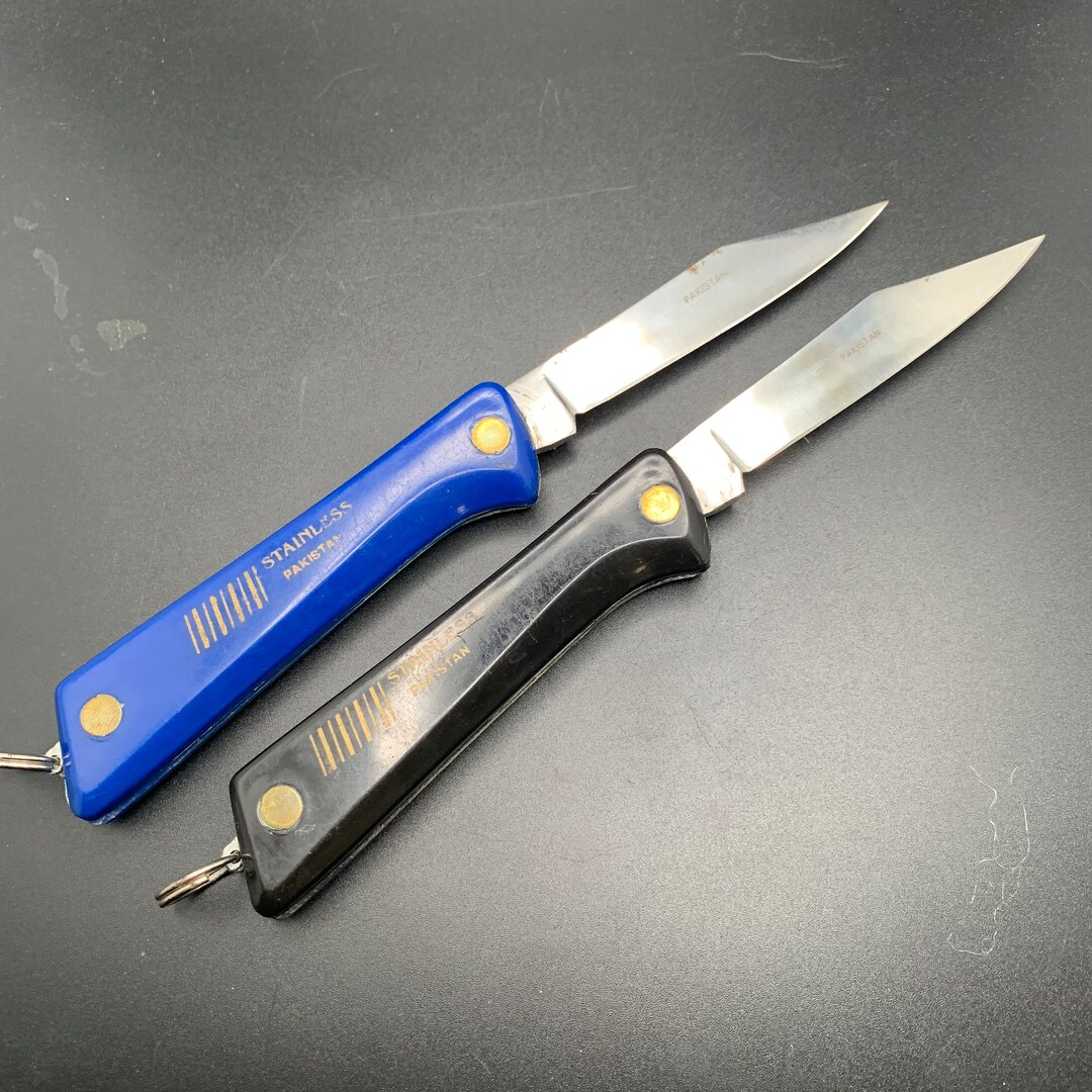 Lot of Two Unbranded Pocket Knives Etsy