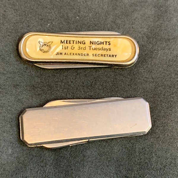 Colonial Manicure pocket knife advertising