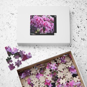 Puzzle, Pink Rhododendron Flower Jigsaw, Floral Hobby Game, 110 252 520 1014-piece, Gift for Puzzle Lovers, Relaxing Activity, Mindfulness,