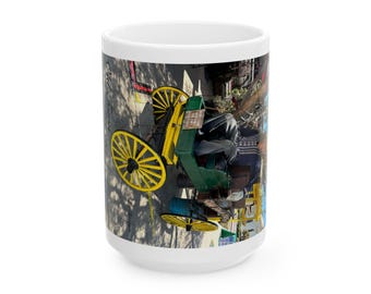 Ceramic Mug, Customizable Old Town San Diego Souvenir Coffee Cup, Gift for Travelers, Tourists, History Lovers, California Mug, Vintage