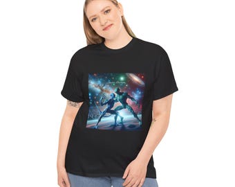 Space Aliens Dancing T-Shirt, Extraterrestrial Dance Party Tee, UFO Creature Shirt, Sci-Fi Lover Gift, Alien Cosplay Apparel, Galaxy Fantasy