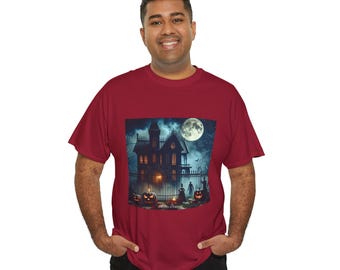 Victorian Haunted House T-Shirt | Haunted Mansion Vintage Gothic Tee