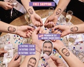 Funny Custom Face Temporary Tattoos, Bachelorette Party Favors