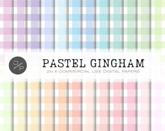 Pinstripe Digital Paper Pattern, Seamless, Vertical Stripe, 24 Pastel ...