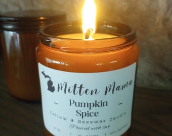 All Natural Tallow & Beeswax Candle - Handmade