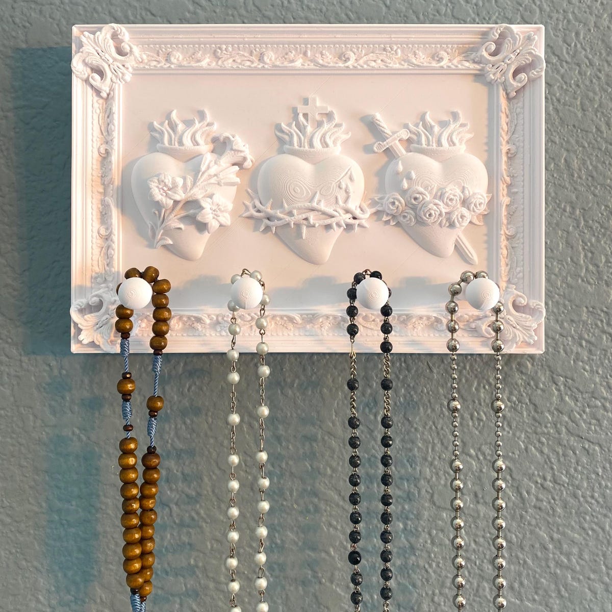 Hanging Rosary Holder - Etsy
