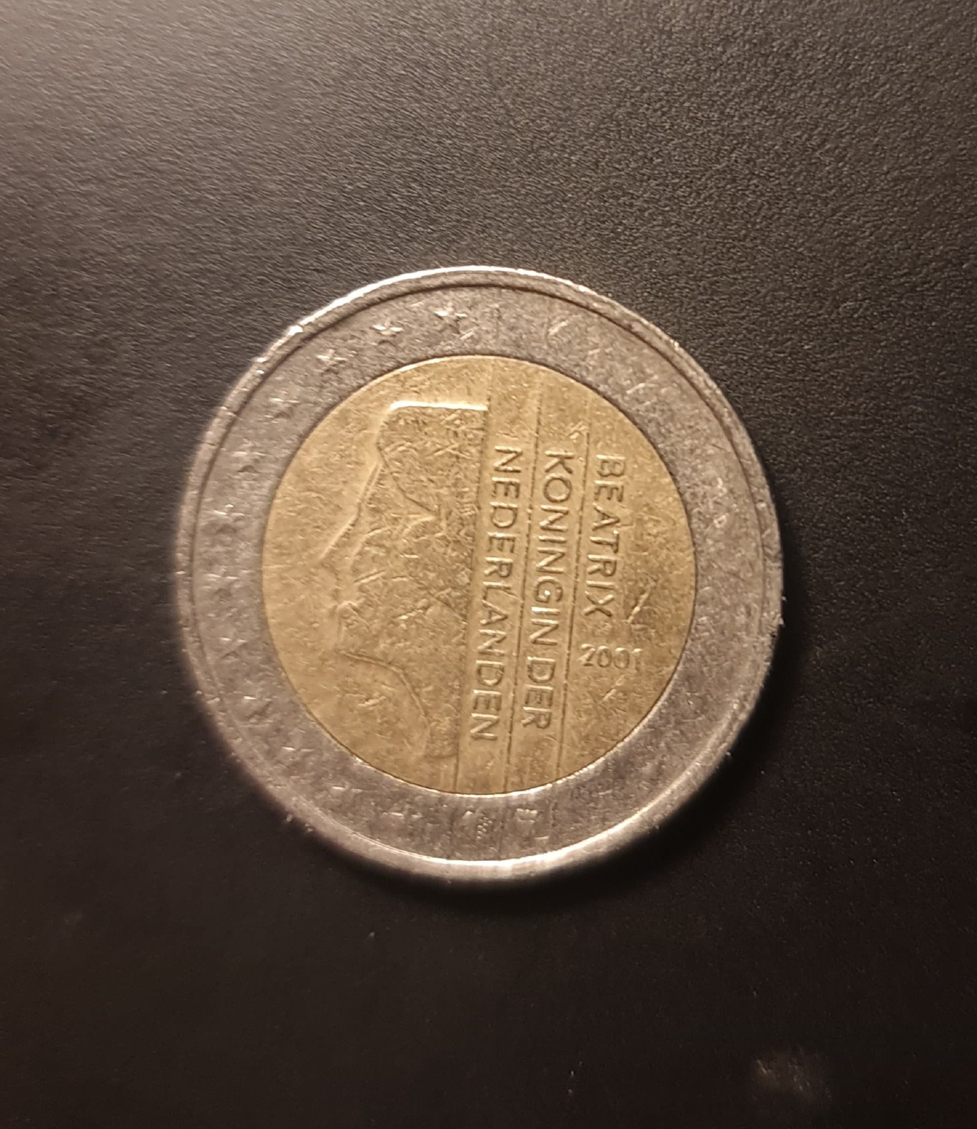 2 Euro Beatrix Koningin Der Nederlanden 2001 2 Euro Coin 2001 Beatrix Koningin Der Nederlanden - Etsy Canada