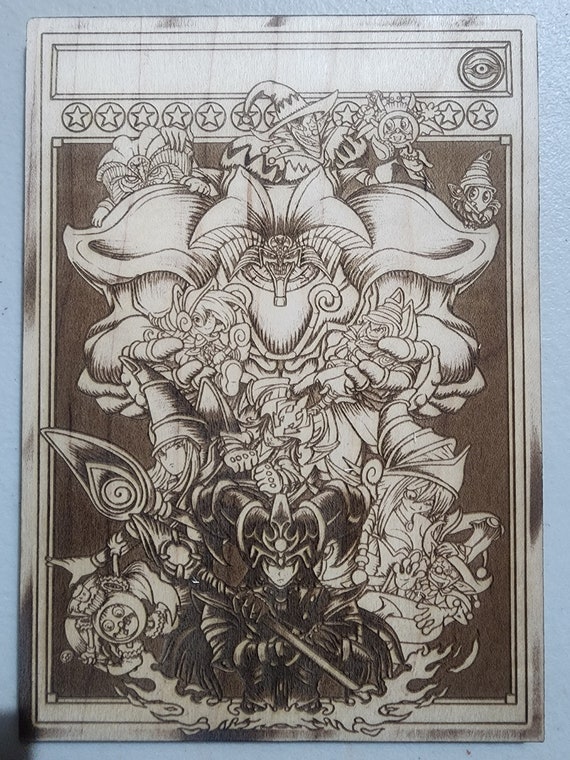 Wood Engraved Spellcaster Yugioh Card - Etsy Wood Engraved Spellcaster Yugioh Card - Etsy
