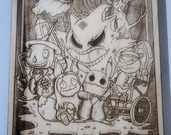 Custom Pokemon Card Joker's Mimikyu - Etsy