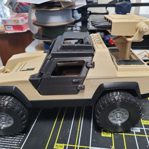 3d Printed 1/12 scale GI Joe Vamp Mk2