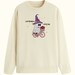 Cute Ghost Riding a Bike Embroidery Design, Spooky Season Embroidery ...