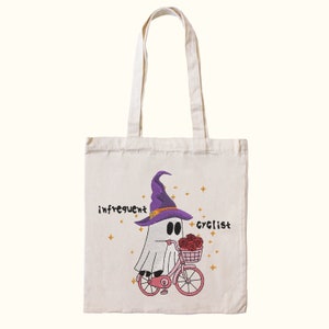 Cute Ghost Riding a Bike Embroidery Design, Spooky Season Embroidery ...