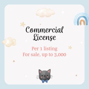 Extended Commercial use License 1 listing up to 3,000 Units