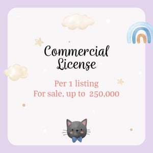 Extended Commercial use License 1 listing up to 250,000 Units