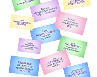 Positive Affirmation Cards