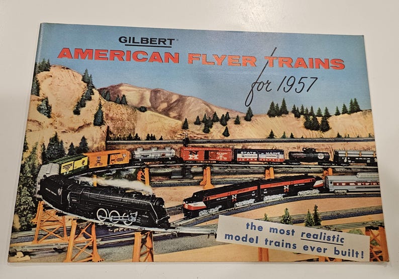 1957 American Flyer Catalog Etsy