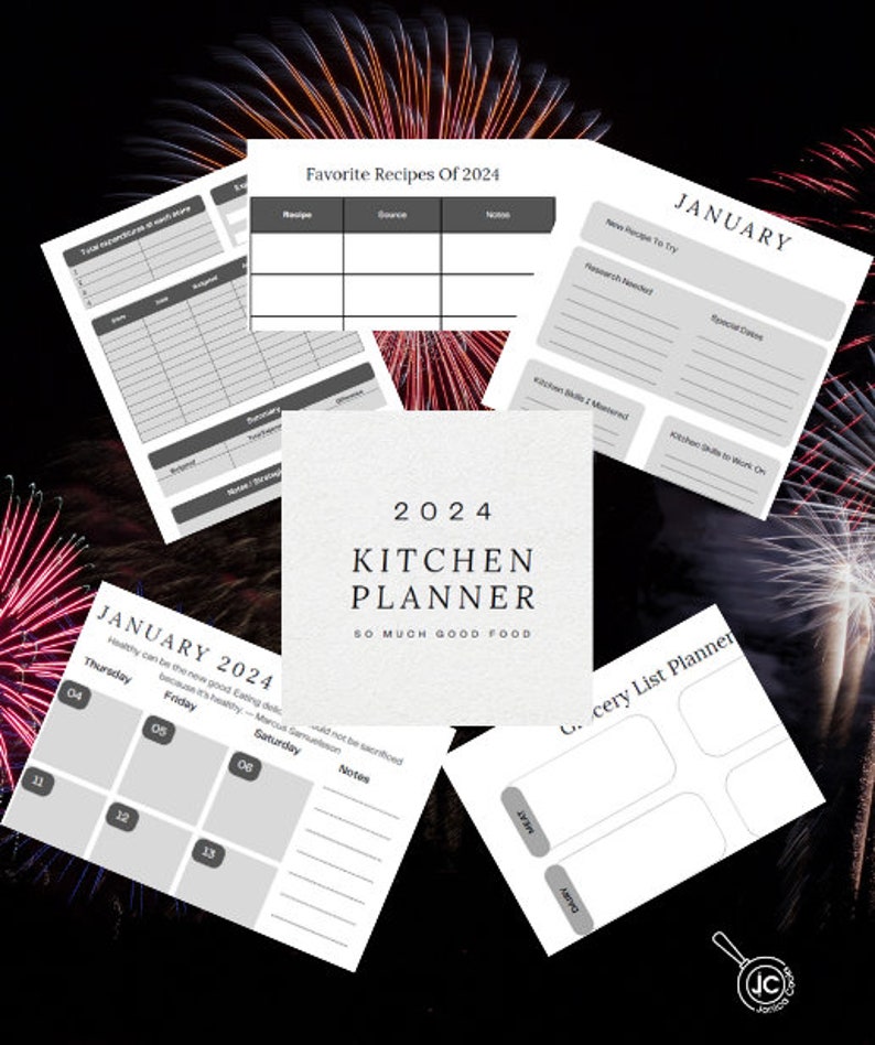 2024 Digital Printable Kitchen Planner - Etsy
