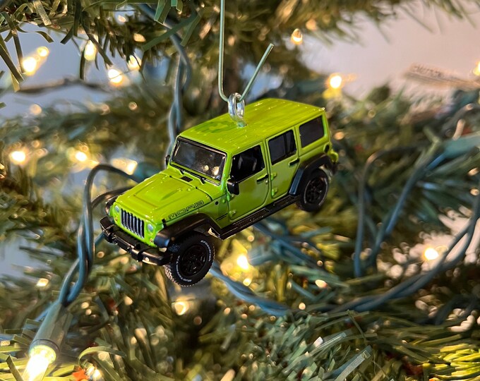 Jeep Wrangler Christmas Ornament 