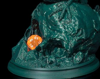 Skull Crow Dice Tower