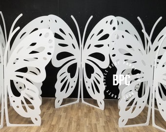 Butterfly Backdrop, freestanding, Foldable butterfly, party decorations, Event decor, Cute modern butterfly style