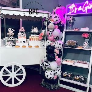 モダンなキャンディカート、パーティーの飾り、誕生日のアイデア