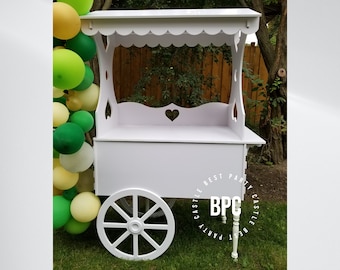 Nouveau chariot de bonbons, chariot de desserts et décoration d'événement, chariot de fête, pique Nouveau design de décoration de fête