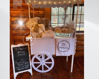 Modern Sweet Candy Cart, Stylish Display Perfect for Weddings, Birthdays, and Parties for Sale!