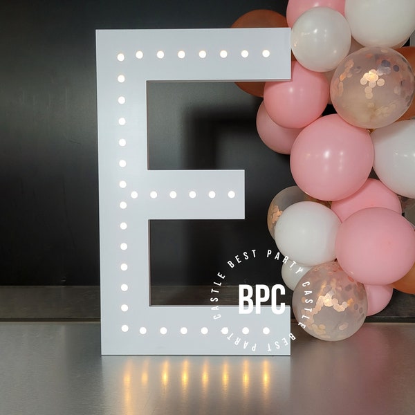 Marquee Letter, grands chiffres et lettres, décorations d'anniversaire