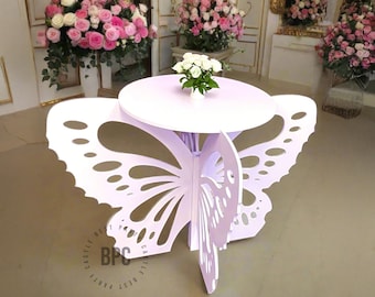 Butterfly Table, Cake stand, party decorations, Event decor, Cute modern butterfly style