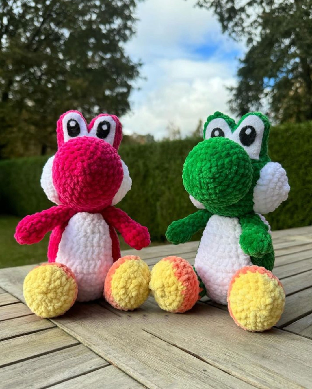 Super Mario Crochet Pattern Yoshi Plush Amigurumi Cute Yoshi - Etsy ...