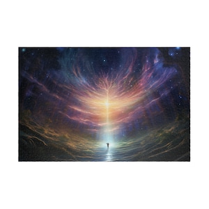 Adult Puzzle &quot;Celestial Voyage&quot; Jigsaw Puzzle (110, 252, 500, 1014 Pieces), Puzzles for Adults, Fantasy Puzzles, Gifts for Him