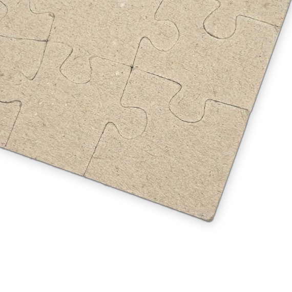 Poster Blank puzzle pieces 