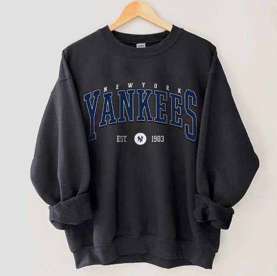 New York Yankee Sweatshirt, Vintage Style New York Baseball New York Yankee Sweatshirt, Vintage Style New York Baseball