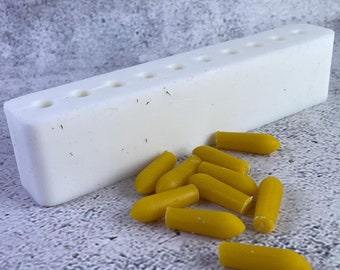 DIY Therapeutic Silicone Suppository Mold: Reusable Medical Crafting Tool for Home Remedies