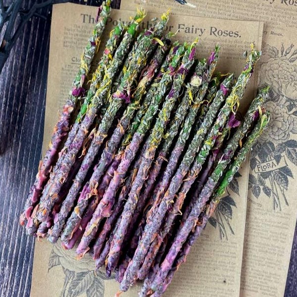 Protective Herbal Beeswax Candles (Set of 10) for Mother and Child – Green Ritual Candles for Energy Cleansing, Harmony and Protection Spell