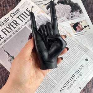 Unique candle showcased as part of minimalist decor
