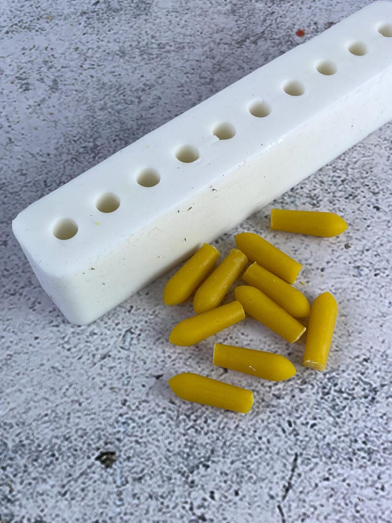 Glycerin based suppositories freshly crafted in the mold
