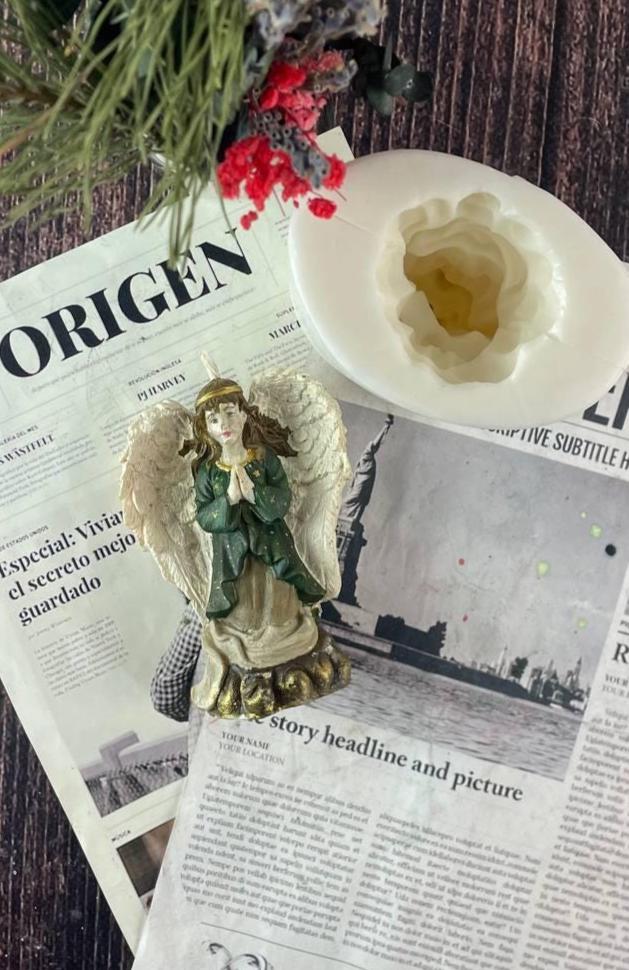 Stampo In Silicone Angelo Per Candele E Resina Fai Da Te - Riusabile, Per Sapone, Gesso, Decorazioni Casa - 4