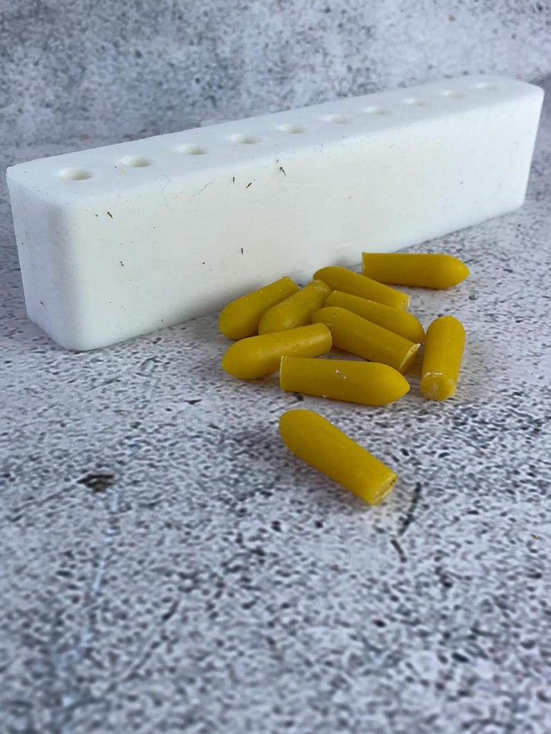 Suppositories crafted using a professional grade silicone mold