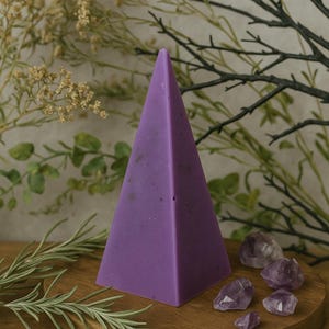 Magical Protection Beeswax Ritual Candle - Herbal Infused Energy Shield for Altar Decor