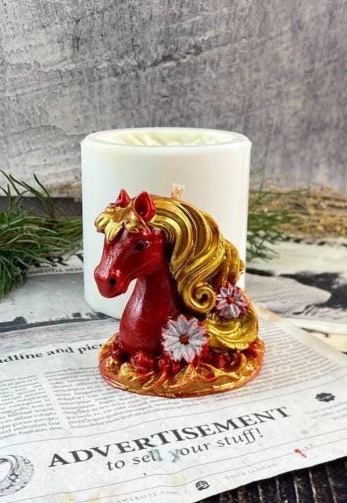 Stampi In Silicone A Forma Di Fiore 3D Per Candele, Sapone
