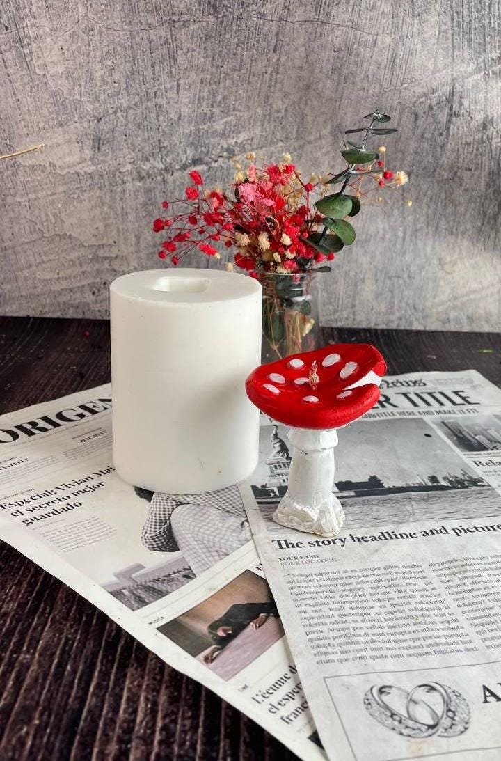 1pc Siliconen Mal Ronde Kom Vorm Voor Het Maken Van Kaarsenpot, Cement 1pc Siliconen Mal Ronde Kom Vorm Voor Het Maken Van Kaarsenpot, Cement