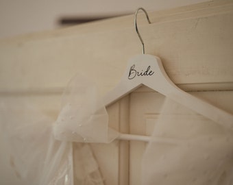 Aufkleber für Kleiderbügel / Personalisierter Hochzeitskleiderbügel