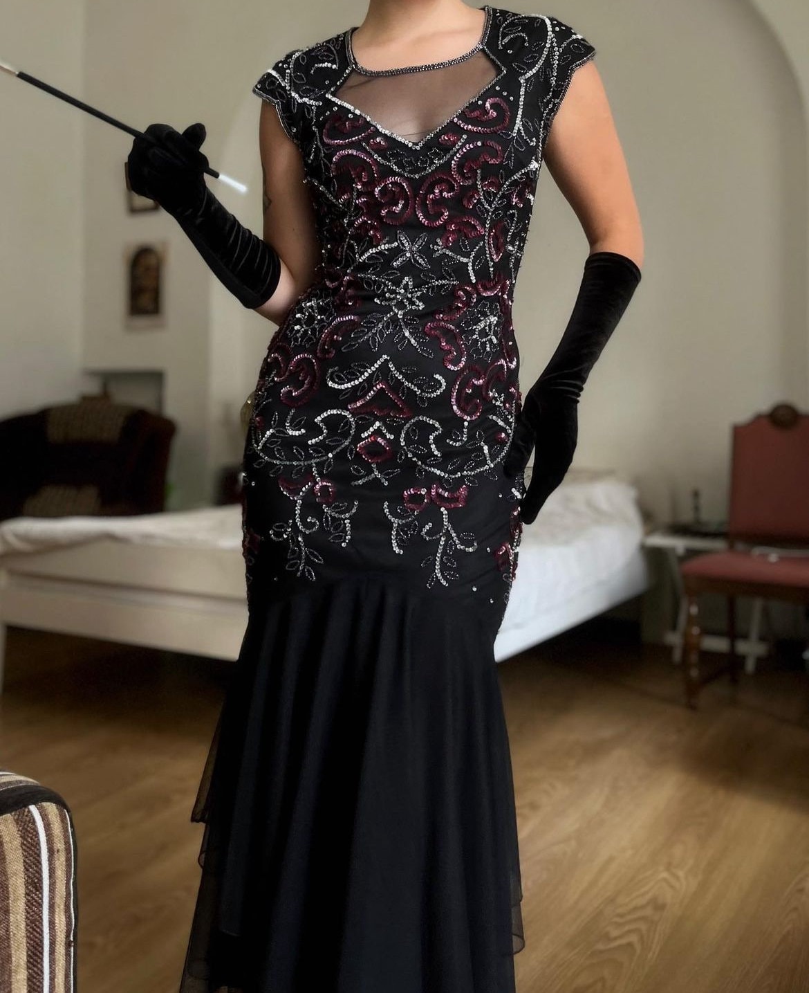 1920s Style Dress Great Gatsby Prom Dress Miss Selfridge Size UK10 Etsy